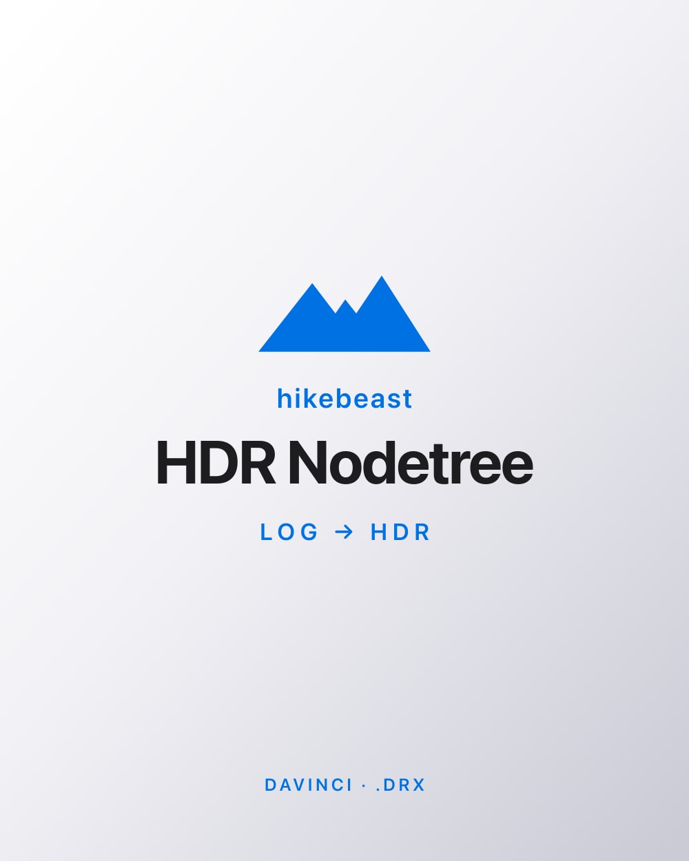 HDR Nodetree cover