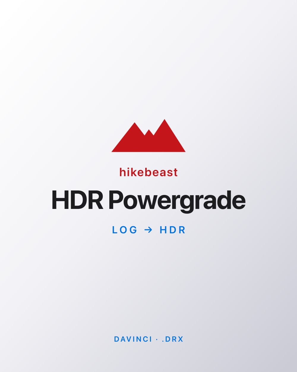 HDR Powergrade cover