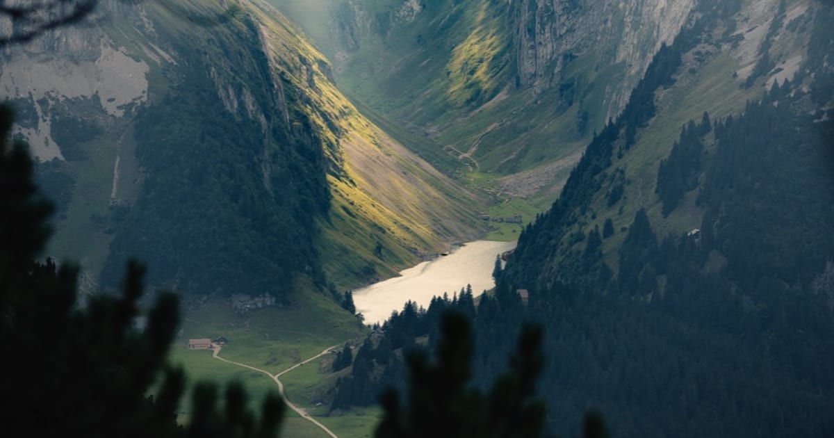 An Appenzell mountain lake in the canton that repealed its camping penalties.