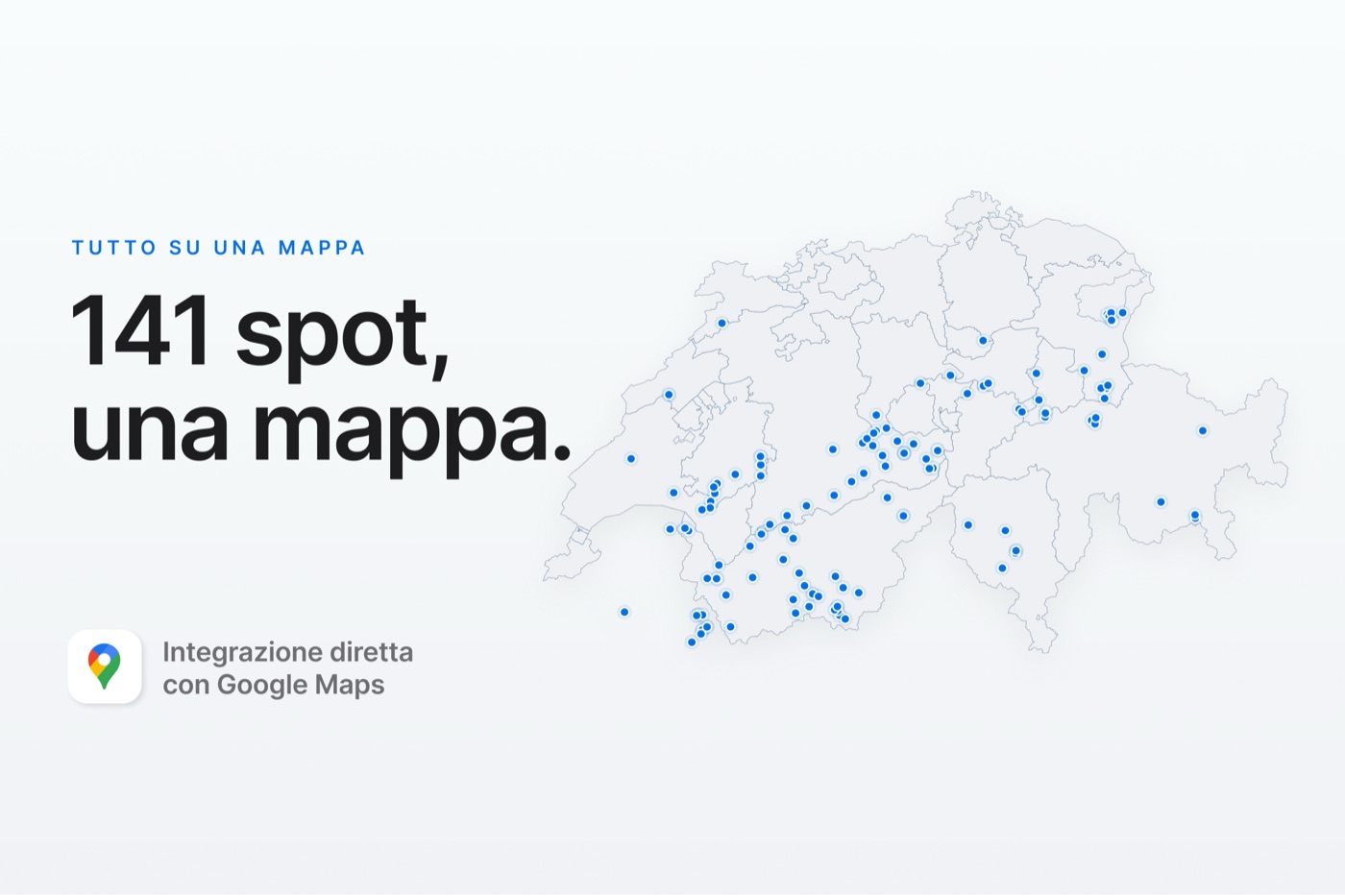 141 spot, una mappa